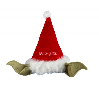 Santa hat with Yoda ears