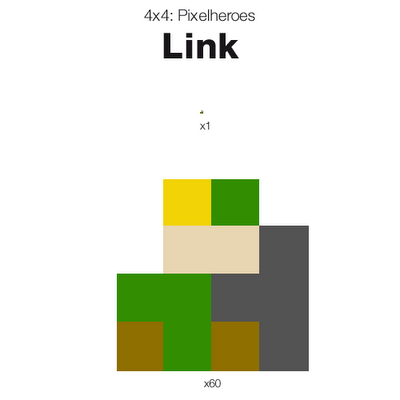 Link in 4x4 pixels