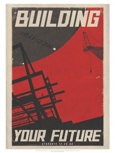Star Trek Propaganda Posters - Building Future