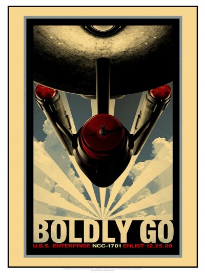Star Trek Propaganda Posters - Boldly Go