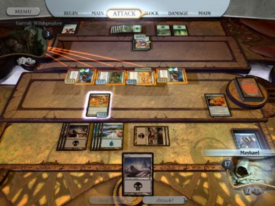 Magic the Gathering: Duels of the Planes Walker gameplay