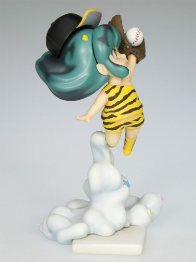 Urusei Yatsura Childhood Lum Figurine wearing a Tigers baseball cap