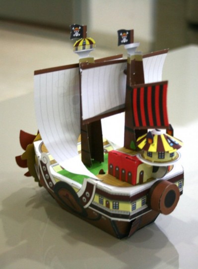 One Piece paper Pirate Ship