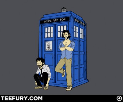 Dr.Who Lost crossover t-shirt