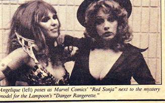 Red Sonja and Danger Rangeress retro cosplay