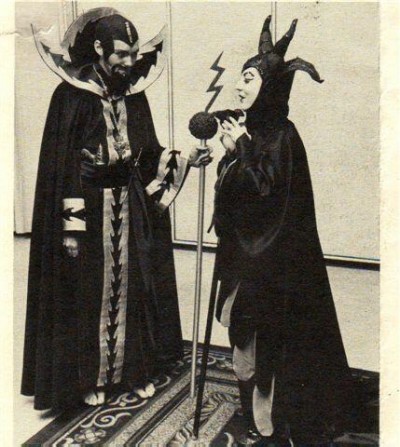 Ming the Merciless and Maleficent retro cosplay