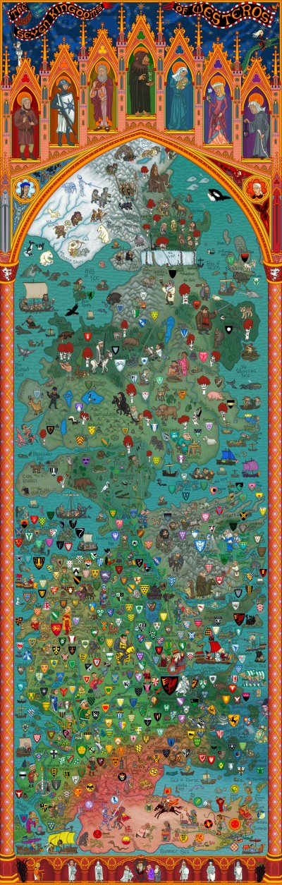 Westeros map