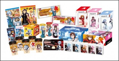 Lawson is selling a range of Evangelion branded goodies in Japan