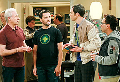 Spiner and Wheaton on Big Bang Theory