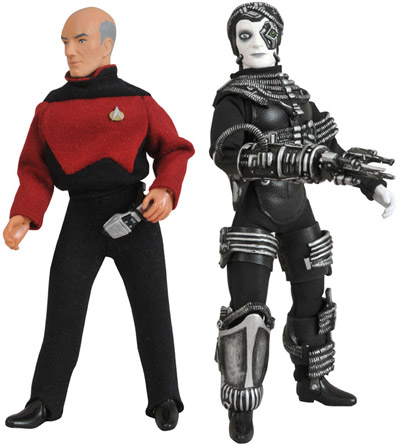Picard & Borg Mego-style Figures
