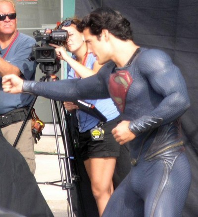 supermanmanofsteelsetphotocostumehenry