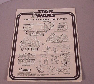 Vintage 1979 Star Wars Land of the Jawas playset toy MIB for 3 3/4" figures