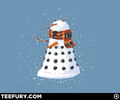 Tee Fury Dalek Snowman t-shirt