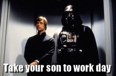 Star Wars: It's Take Your Son to Work Day
