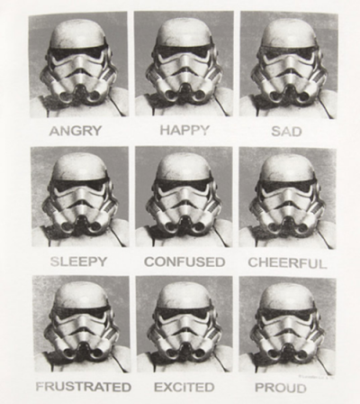 Why It's So Hard to Read Your Stormtrooper Buddy