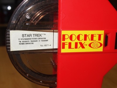 Star Trek Pocket Flix Viewer from Ideal toys circa 1978 featuring Star Trek