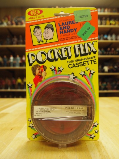 Star Trek Pocket Flix Viewer from Ideal toys circa 1978 featuring the Laurel and Hardy Star Trek Pocket Flix Viewer from Ideal toys circa 1978 featuring the Laurel and Hardy