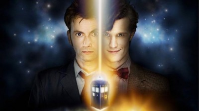 Doctor Who Smith Tennant cross poster