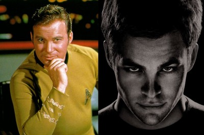 William Shatner / Chris Pine as Kirk
