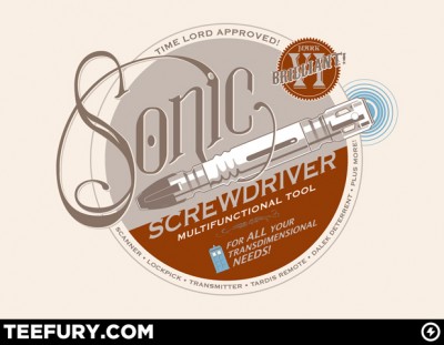 Sonic Screwdriver Mark VI t-shirt