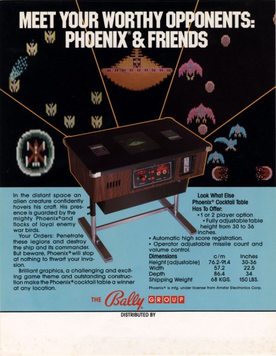 Phoenix videogame 1981 Phoenix videogame 1981
