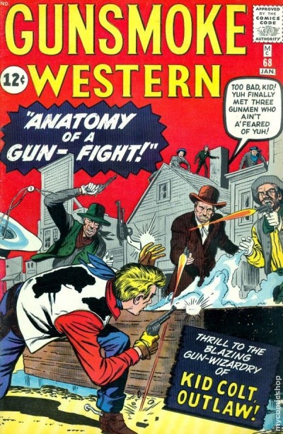 a cowboy comic book from 1962