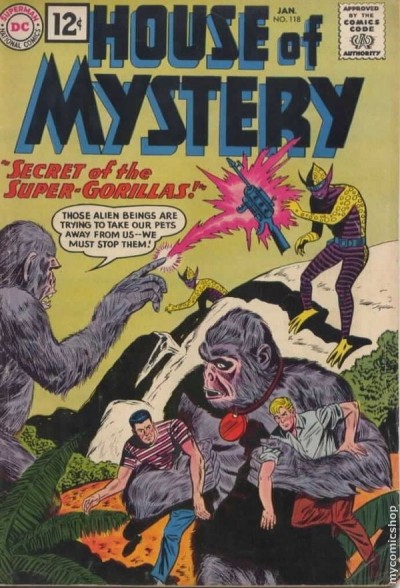 Science Fiction/Fantasy comic book cover from jan 1962