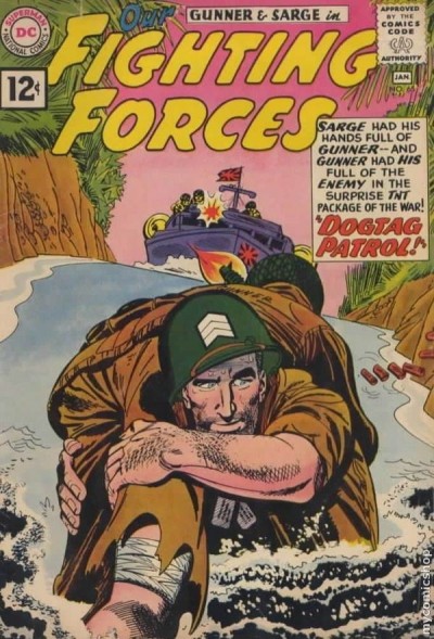 a combat themed comic book from january 1962