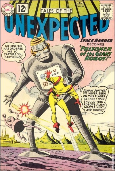 Science Fiction/Fantasy comic book cover from jan 1962