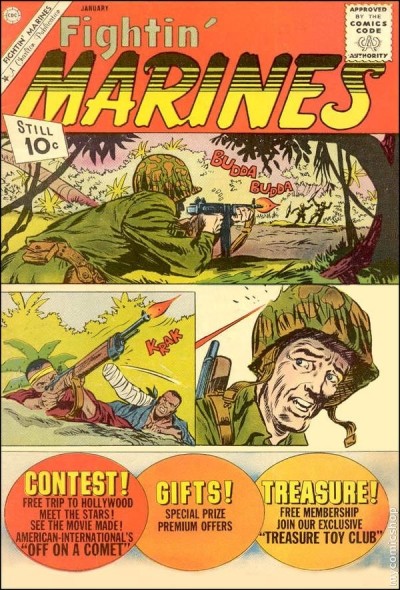 a combat themed comic book from january 1962