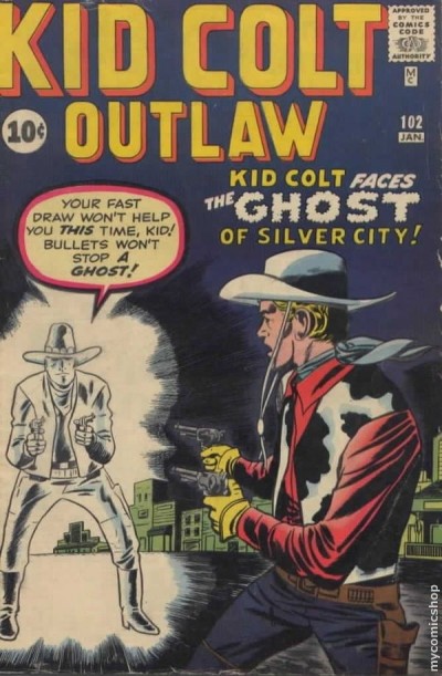 a cowboy comic book from 1962