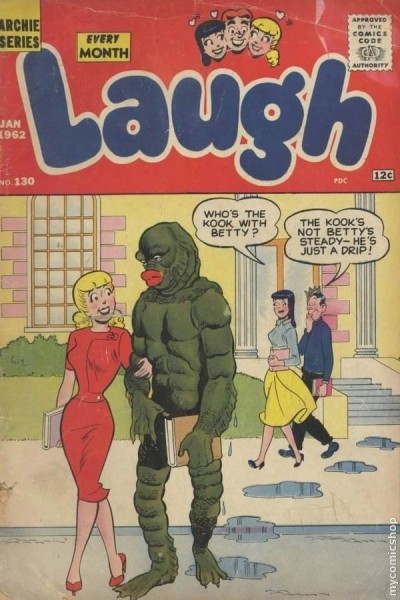 laugh comic book cover jan 1962