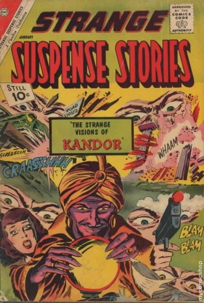 Science Fiction/Fantasy comic book cover from jan 1962