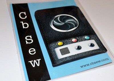 Sci-Fi Star Communicator Business Card Case / Gift Card Credit Card Sleeve