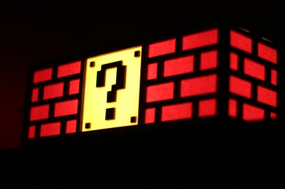 mario block lamp