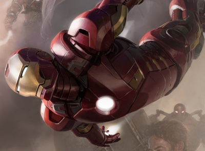 Iron Man Avengers Poster Crop