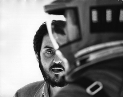 Stanley Kubrick on the set of 2001: A Space Odyssey