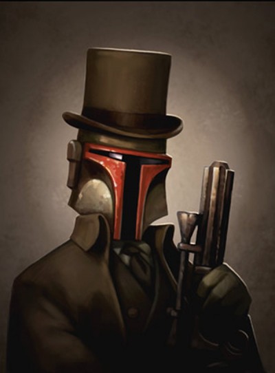 Bobba Fett Victorian art