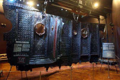 a section of the hull from the Titanic — one of 5,000 artifacts that went for auction.