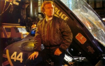 Ridley Scott on the set of Blade Runner