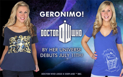 Her Universe Doctor Who Tees
