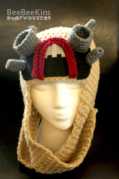 A Knitted Tusken Raider Hat from Etsy