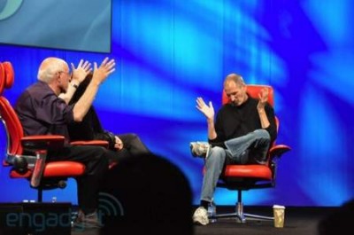 Steve Jobs at All Things D not talking