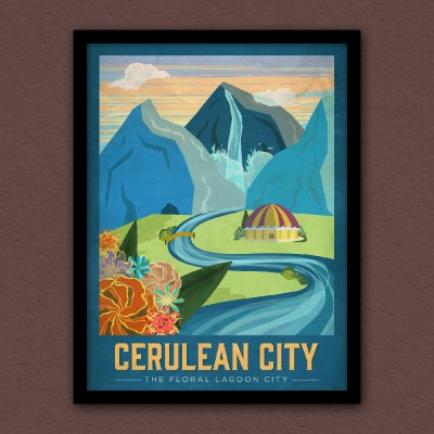 Cerulean Poster