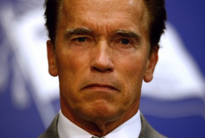 Schwarzenegger Holds Press Conference On California Budget Crisis