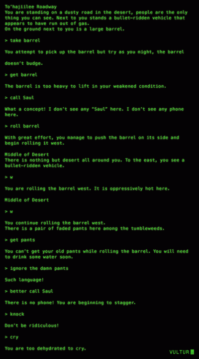 Breaking Bad text adventure 4