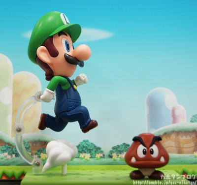 Luigi Nendoroid and Goomba