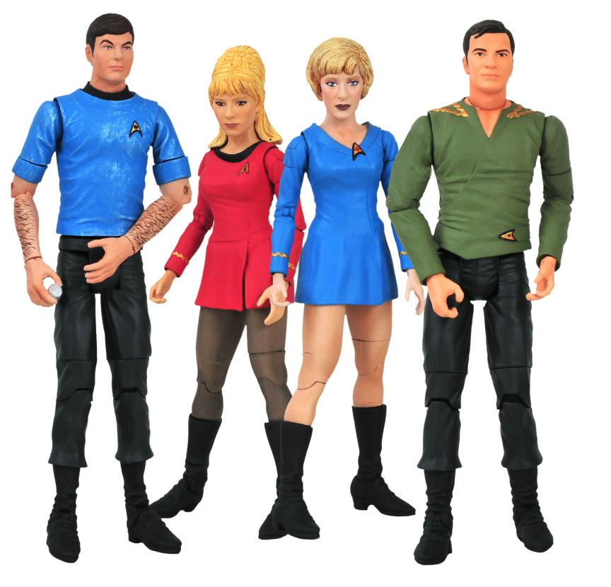 Читать звездные игрушки. Star Trek Diamond select. Star Trek Toys 2009. Star Trek фигурки персонажей.