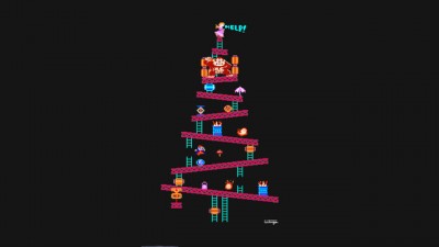 Donkey Kong Christmas Tree small